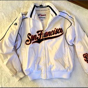 SF Giants Jacket by Majestic- Woman’s size Medium